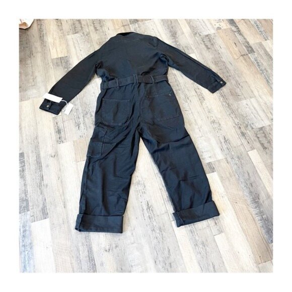 Pilcro “Lonnie” Utility Crop Jumpsuit by Pilcro • Cuffed Wide‑Leg - Size Large - Picture 7 of 11